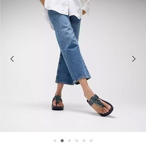 Fitflop Rumba Metallic Beaded Sandals - Black